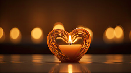 passion candle heartの素材