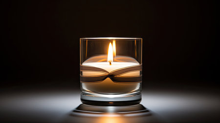 fragrance glass candleの素材