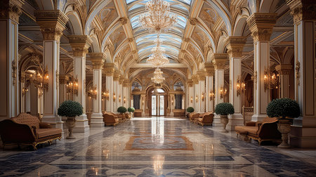 atrium building lobbyの素材