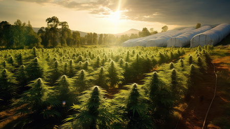 pot marijuana farmの素材