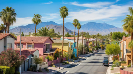suburb phoenix arizona neighborhoodの素材