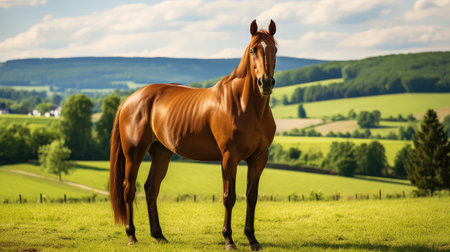 equestrian equine farmの素材