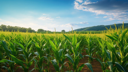 farming corn yieldの素材