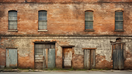 history old brick buildingsの素材