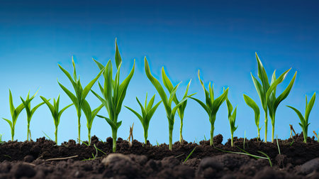 germination corn stagesの素材