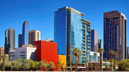 skyscraper phoenix buildingsの素材