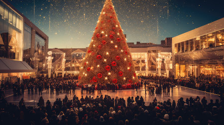 celebration holiday background squareの素材