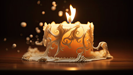 scent threed candleの素材