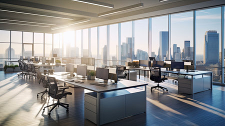 efficiency smart building officeの素材