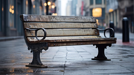 city street benchの素材