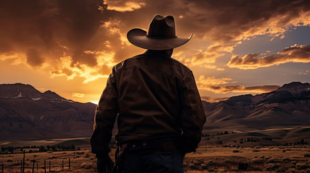 western cow boyの素材