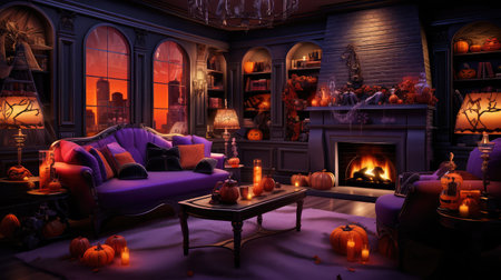 spooky cozy halloweenの素材