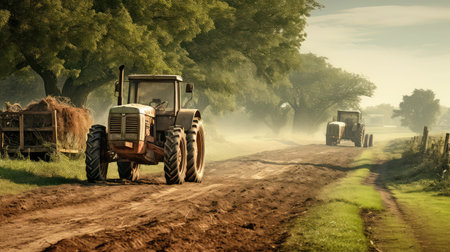 plow slow moving farm vehiclesの素材