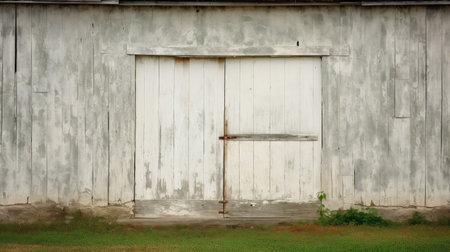 interior white barn doorの素材