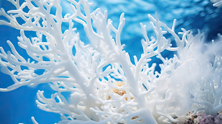underwater white coralの素材