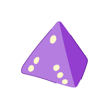 chance dice cartoon vector illustrationのイラスト素材