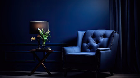 color navy blue cool backgroundの素材