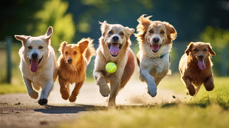 play dogs with toysの素材