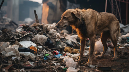 disposal dog garbageの素材