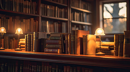 study library books lightsの素材