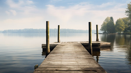 relaxation lake dockの素材