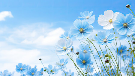 petals spring flowers blueの素材