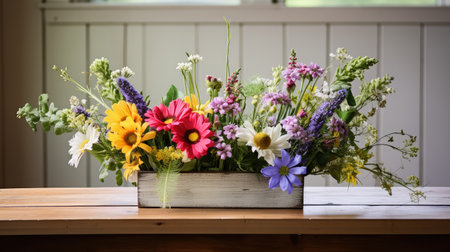 country farmhouse flower arrangementsの素材
