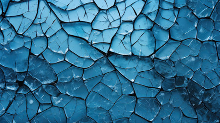 frozen cracked ice lakeの素材