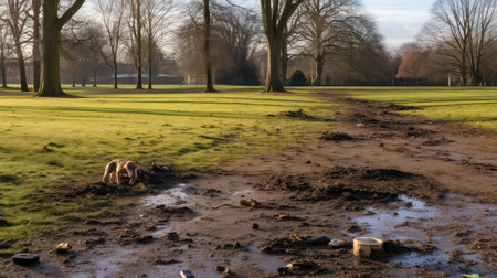 feces dog messの素材