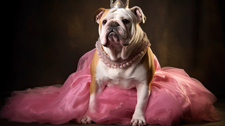 royalty princess bulldogの素材