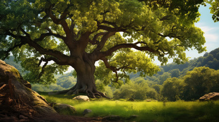 nature acorn oak treeの素材