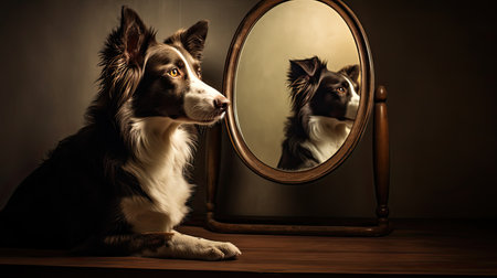 reflection dog mirrorの素材