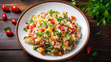 healthy organic paleo cauliflower riceの素材