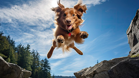 exercise dog jumpの素材