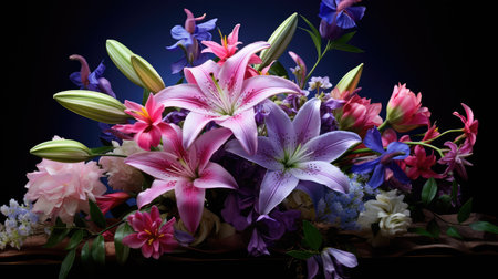 arrangement deco flowerの素材