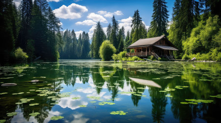 tranquil home lakeの素材