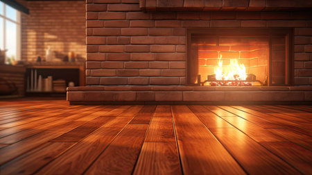 hearth fireplace wood floorの素材