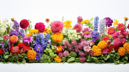 landscaping square flower borderの素材