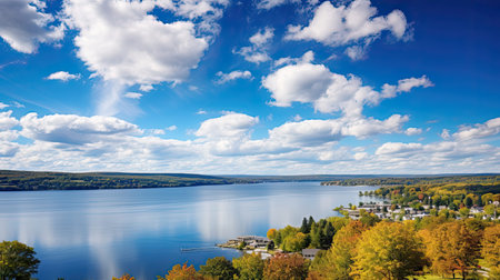 vineyards seneca lake new yorkの素材