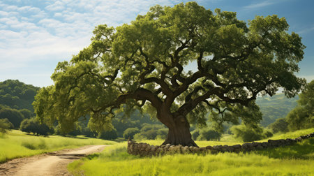 leaves large oak treeの素材