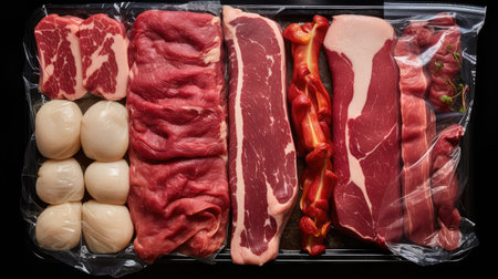 chicken meat packageの素材