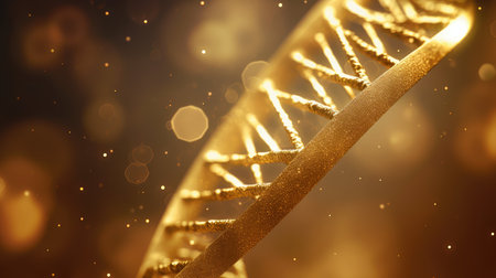 genetics dna goldの素材