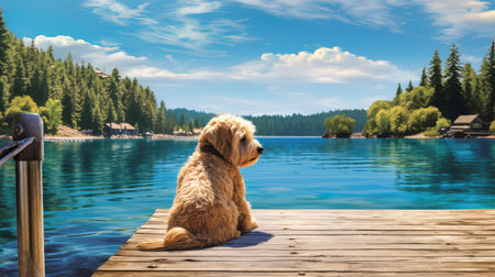 competition dog dockの素材