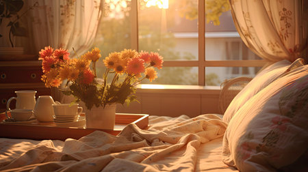 rise morning personの素材