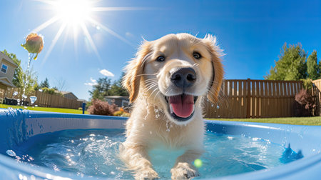 water dog kiddie poolの素材