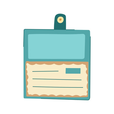 bank checkbook cartoon vector illustrationのイラスト素材