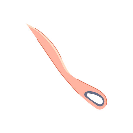 envelope letter opener cartoon vector illustrationのイラスト素材