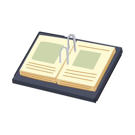planner office calendar cartoon vector illustrationのイラスト素材