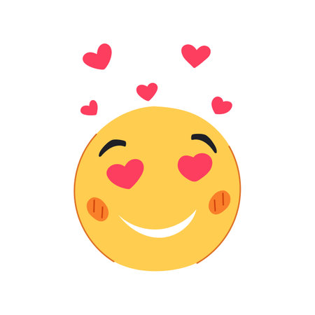smile smiley cartoon vector illustrationのイラスト素材