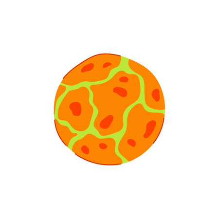 positive stress ball cartoon vector illustrationのイラスト素材